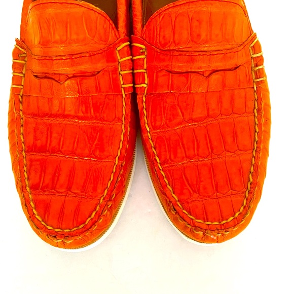 Ralph Lauren purple label men’s crocodile shoes